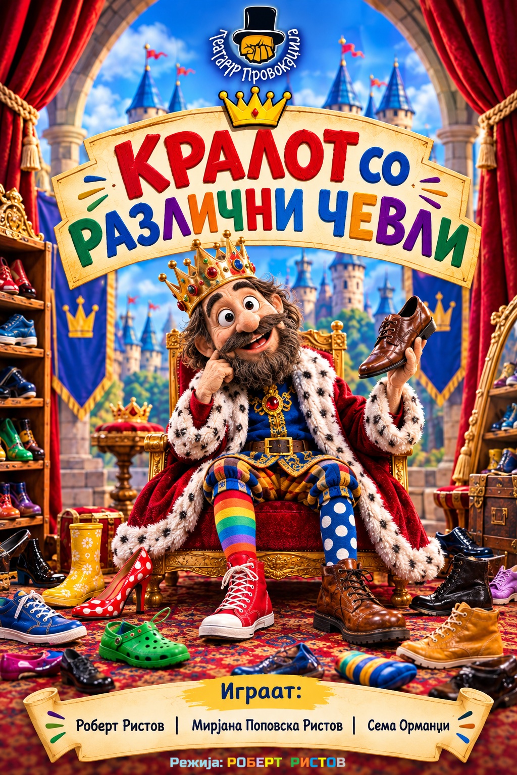 КРАЛОТ СО РАЗЛИЧНИ ЧЕВЛИ