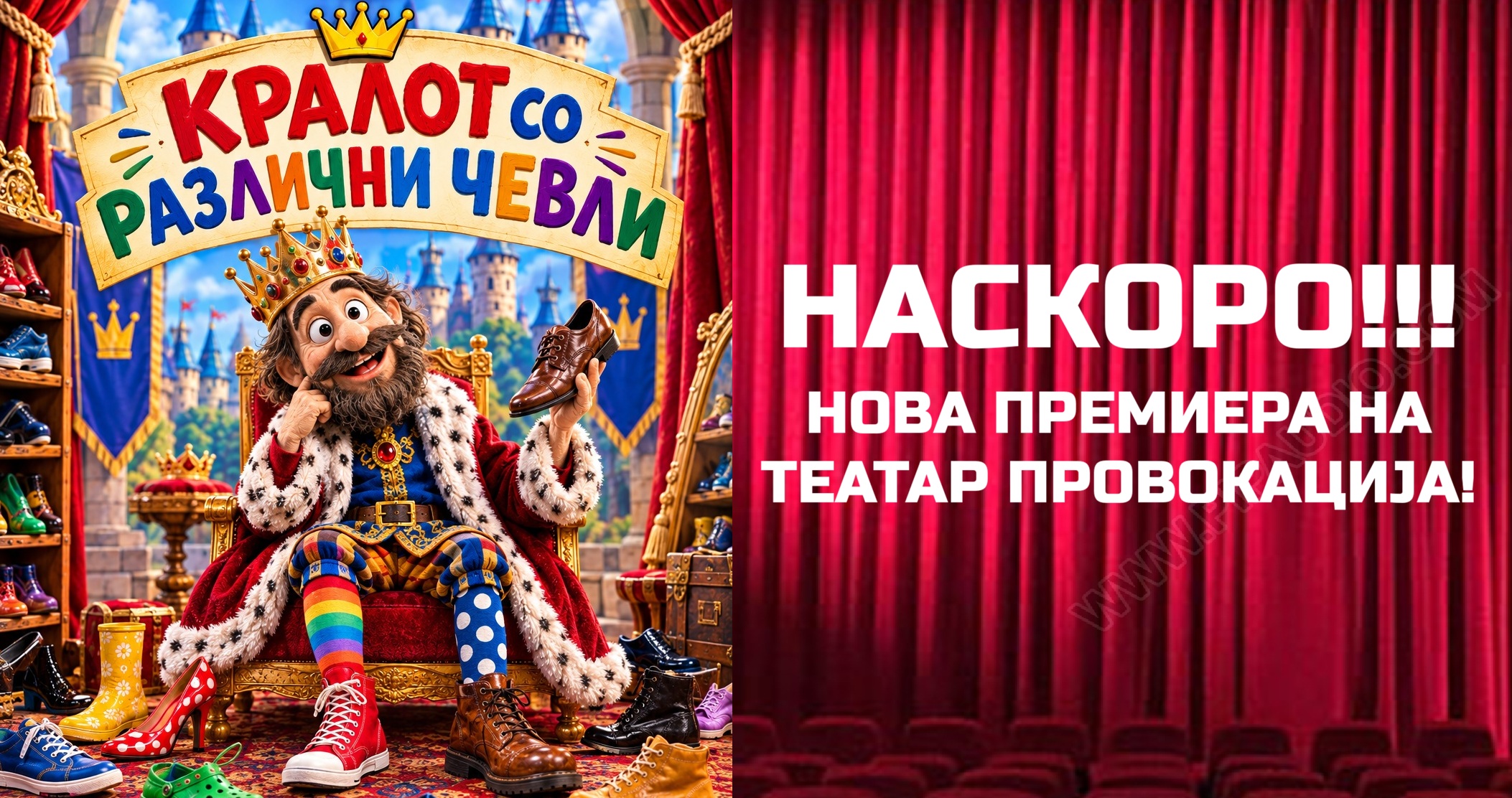 НАСКОРО: КРАЛОТ СО РАЗЛИЧНИ ЧЕВЛИ!